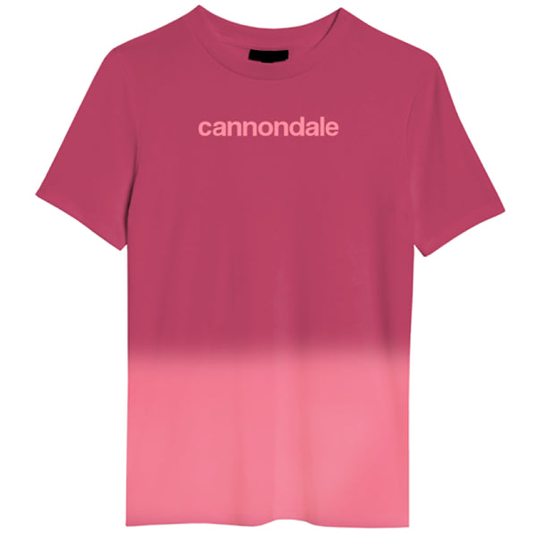 Cannondale Dip Dye Tee Shirt Pink