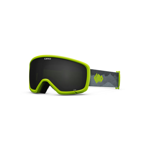 giro stomp youth goggle ano lime linticular