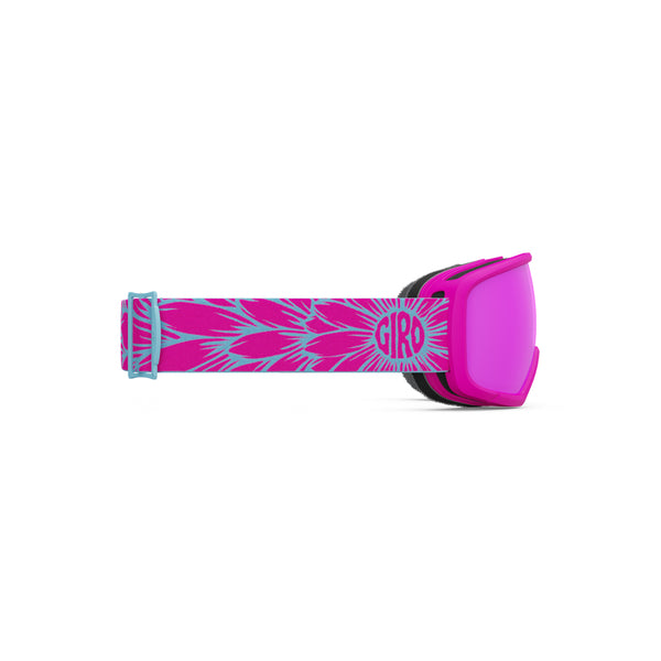 giro stomp youth goggle pink bloom