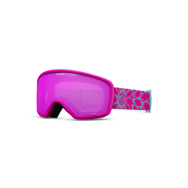 giro stomp youth goggle pink bloom