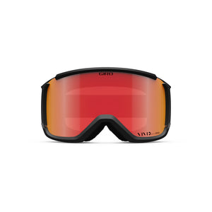 giro revolt goggle black white stained vivid ember