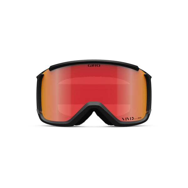 giro revolt goggle black white stained vivid ember