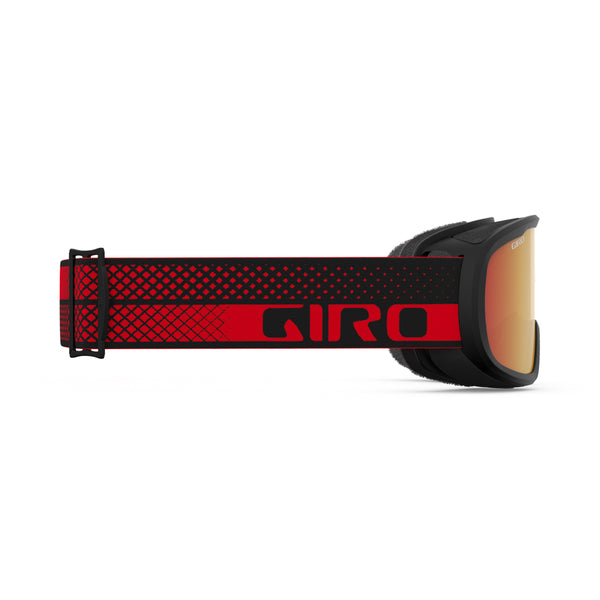 giro roam goggle red flow amber scarlet