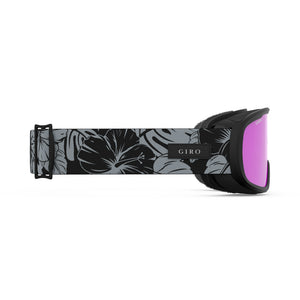 giro moxie goggle black grey botanical